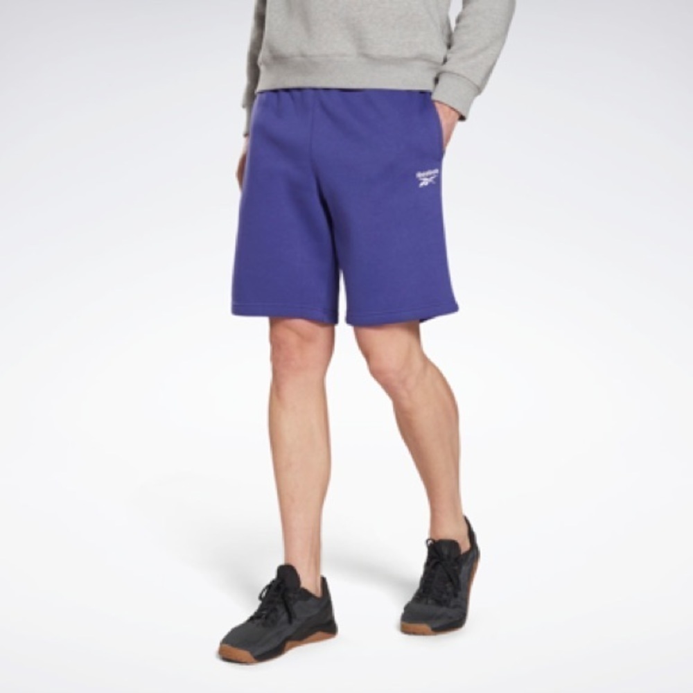 Reebok Identity Fleece Logo Short Bold Purple - M